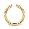 Enhancer Wedding Ring in 14k Yellow Gold with Round Natural Diamond at Gabriel & Co.