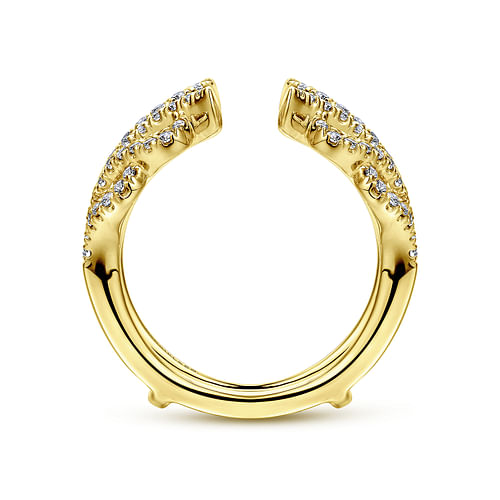 14K Yellow Gold Diamond Ring Enhancer - 0.55 ct - Shot 2
