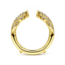 Enhancer Wedding Ring in 14k Yellow Gold with Round Natural Diamond at Gabriel & Co.