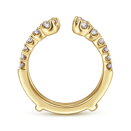 14K Yellow Gold Diamond Ring Enhancer