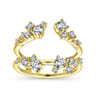 Enhancer Wedding Ring in 14k Yellow Gold with Round Natural Diamond at Gabriel & Co.