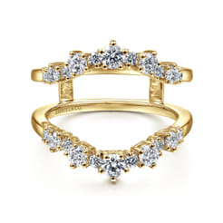 14K Yellow Gold Diamond Ring Enhancer