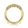 Enhancer Wedding Ring in 14k Yellow Gold with Round Natural Diamond at Gabriel & Co.
