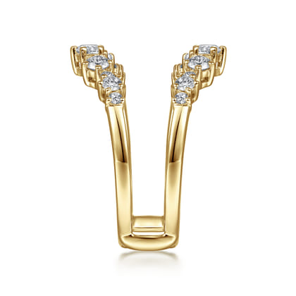 14K Yellow Gold Diamond Ring Enhancer