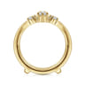 Enhancer Wedding Ring in 14k Yellow Gold with Round Natural Diamond at Gabriel & Co.