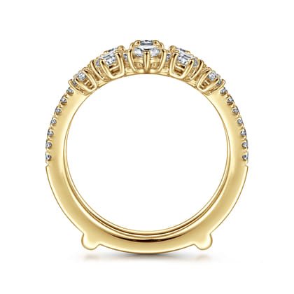 14K Yellow Gold Diamond Ring Enhancer