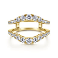 14K Yellow Gold Diamond Ring Enhancer