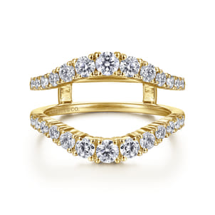 14K Yellow Gold Diamond Ring Enhancer