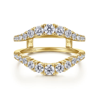 14K Yellow Gold Diamond Ring Enhancer