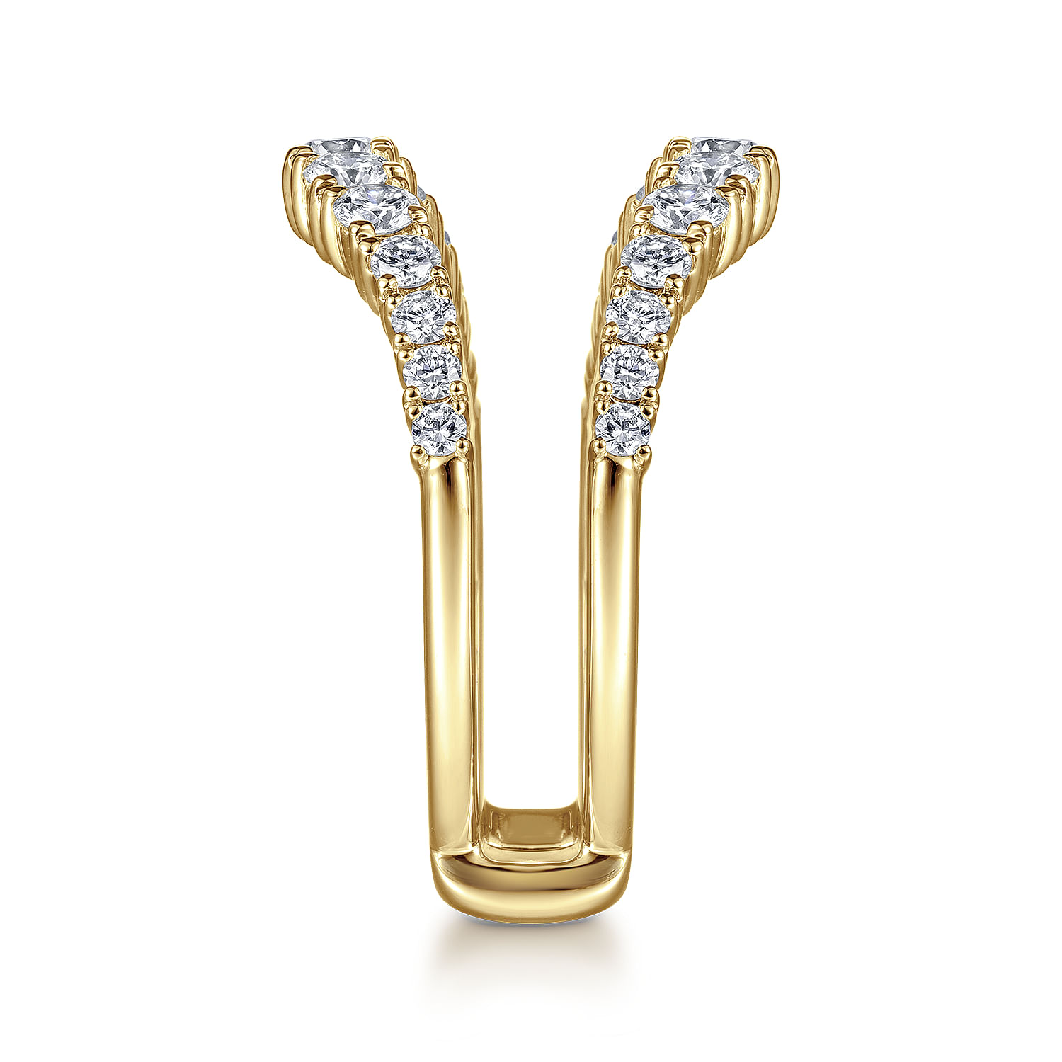 14K Yellow Gold Diamond Ring Enhancer