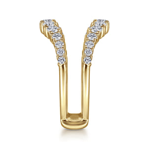 14K Yellow Gold Diamond Ring Enhancer