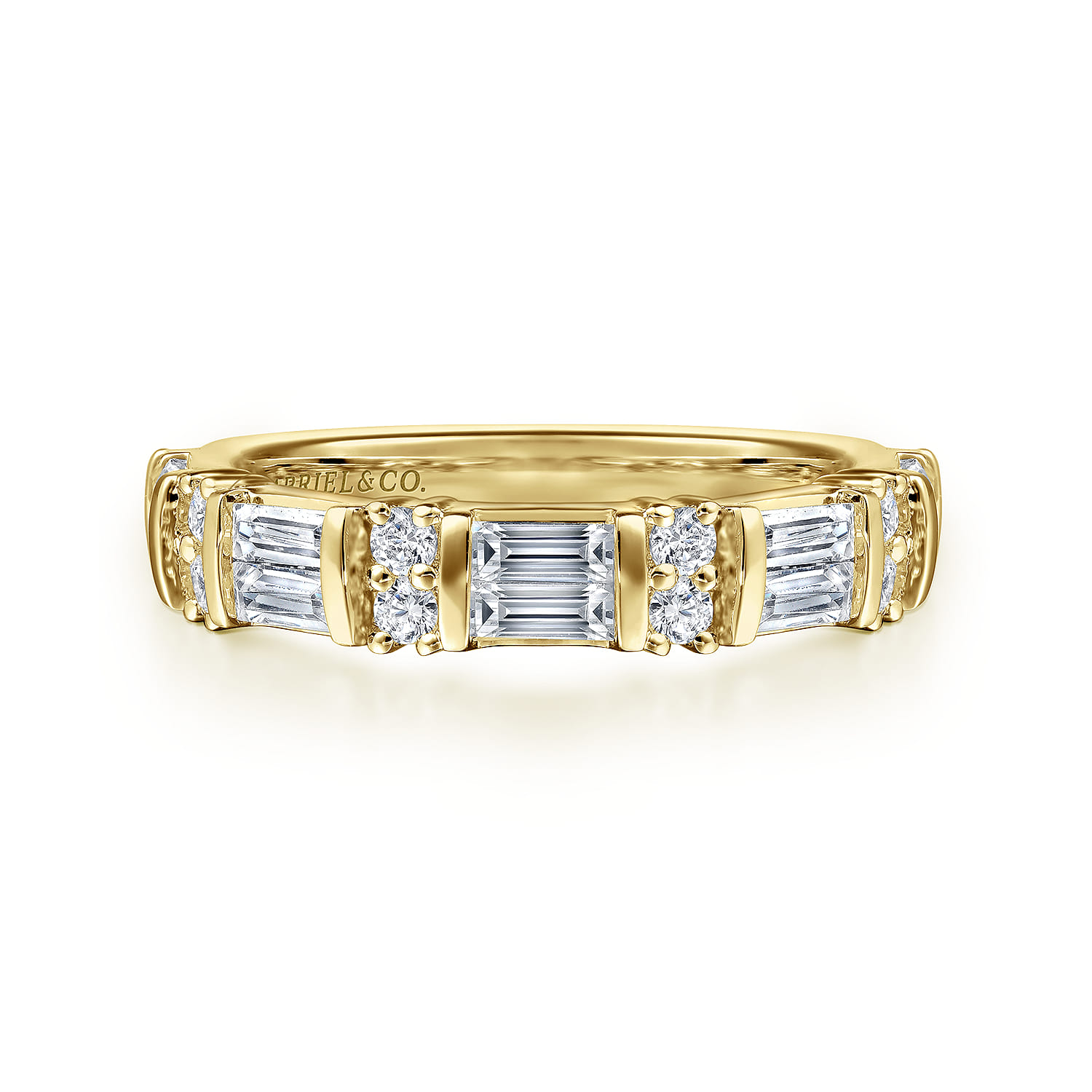14K Yellow Gold Diamond Ring - 0.95 ct - Shot 1