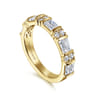 14K Yellow Gold Diamond Ring - 0.95 ct