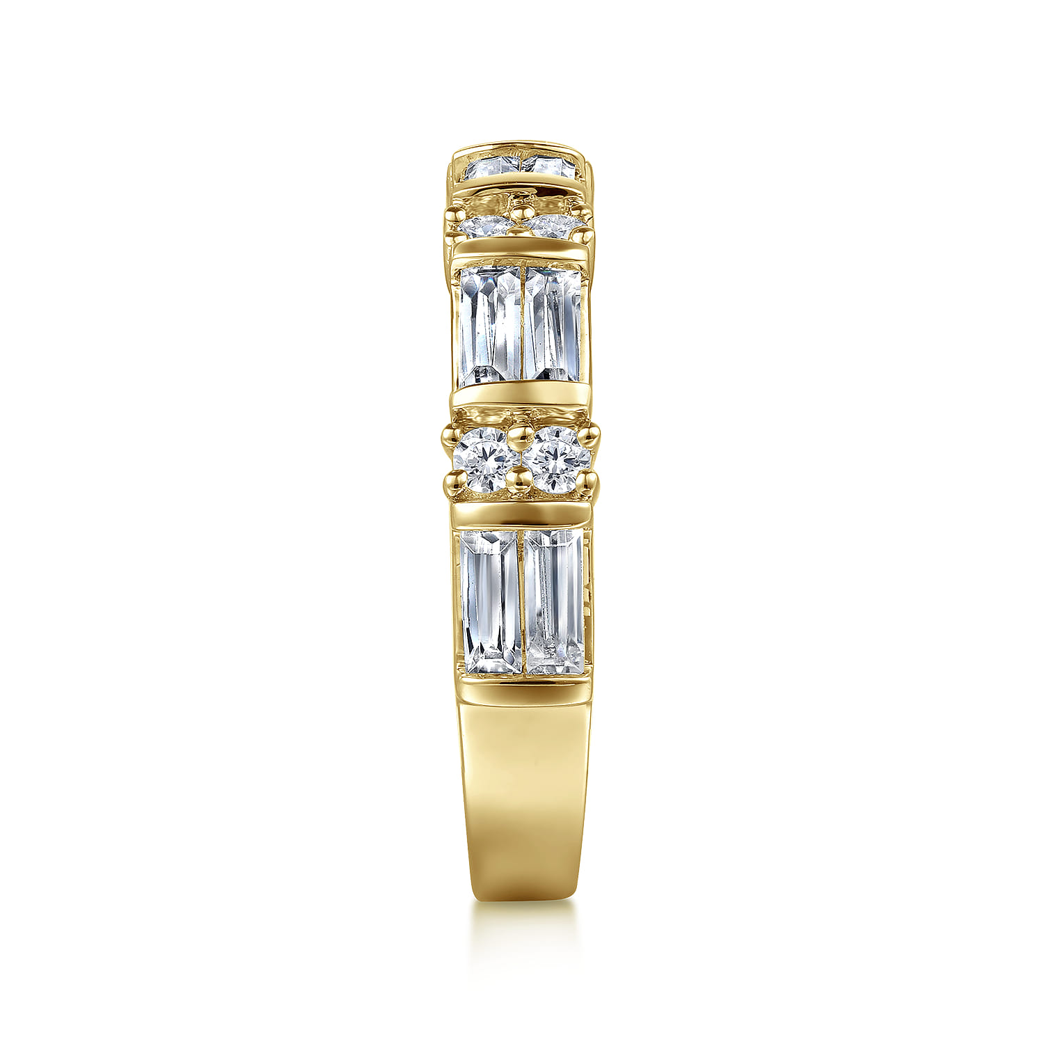14K Yellow Gold Diamond Ring - 0.95 ct - Shot 4