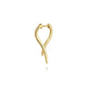 14K Yellow Gold Diamond Spike Drop Earrings - 0.18 ct
