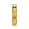 14K Yellow Gold Diamond Stackable Ring 0.04ct-Bujukan - 0.04 ct
