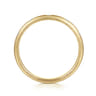 14K Yellow Gold Diamond Stackable Ring 0.04ct - 0.04 ct
