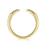 14K Yellow Gold Diamond Stackable Ring 0.05ct - 0.05 ct