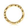 14K Yellow Gold Diamond Stackable Ring 0.09ct - 0.09 ct