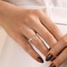 14K Yellow Gold Diamond Stackable Ring 0.21ct - 0.21 ct