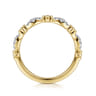14K Yellow Gold Diamond Stackable Ring 0.2ct-Bujukan - 0.2 ct