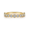 14K Yellow Gold Diamond Stackable Ring 0.2ct - 0.2 ct
