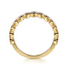 14K Yellow Gold Diamond Stackable Ring 0.2ct - 0.2 ct