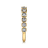 14K Yellow Gold Diamond Stackable Ring 0.2ct - 0.2 ct