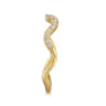 14K Yellow Gold Diamond Stackable Ring - 0.13 ct