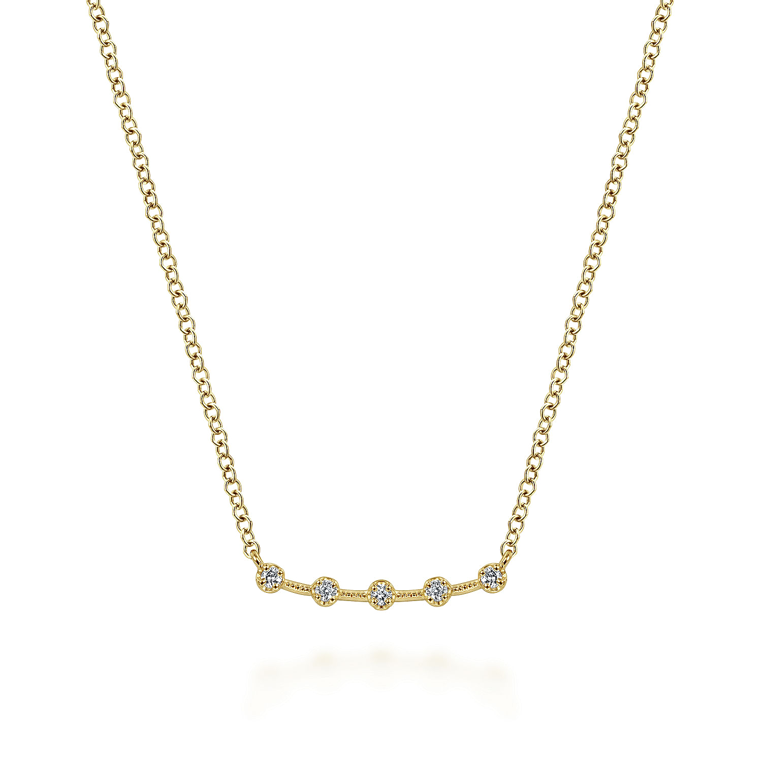 14K-Yellow-Gold-Diamond-Stations-Curved-Bar-Necklace1