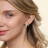 14K Yellow Gold Diamond Stuggies Earrings - 0.5 ct
