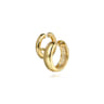 14K Yellow Gold Diamond Stuggies Earrings - 0.5 ct