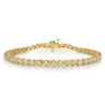 14K Yellow Gold Diamond Tennis Bracelet - 2.12 ct