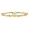 14K Yellow Gold Diamond Tennis Bracelet - 1.15 ct