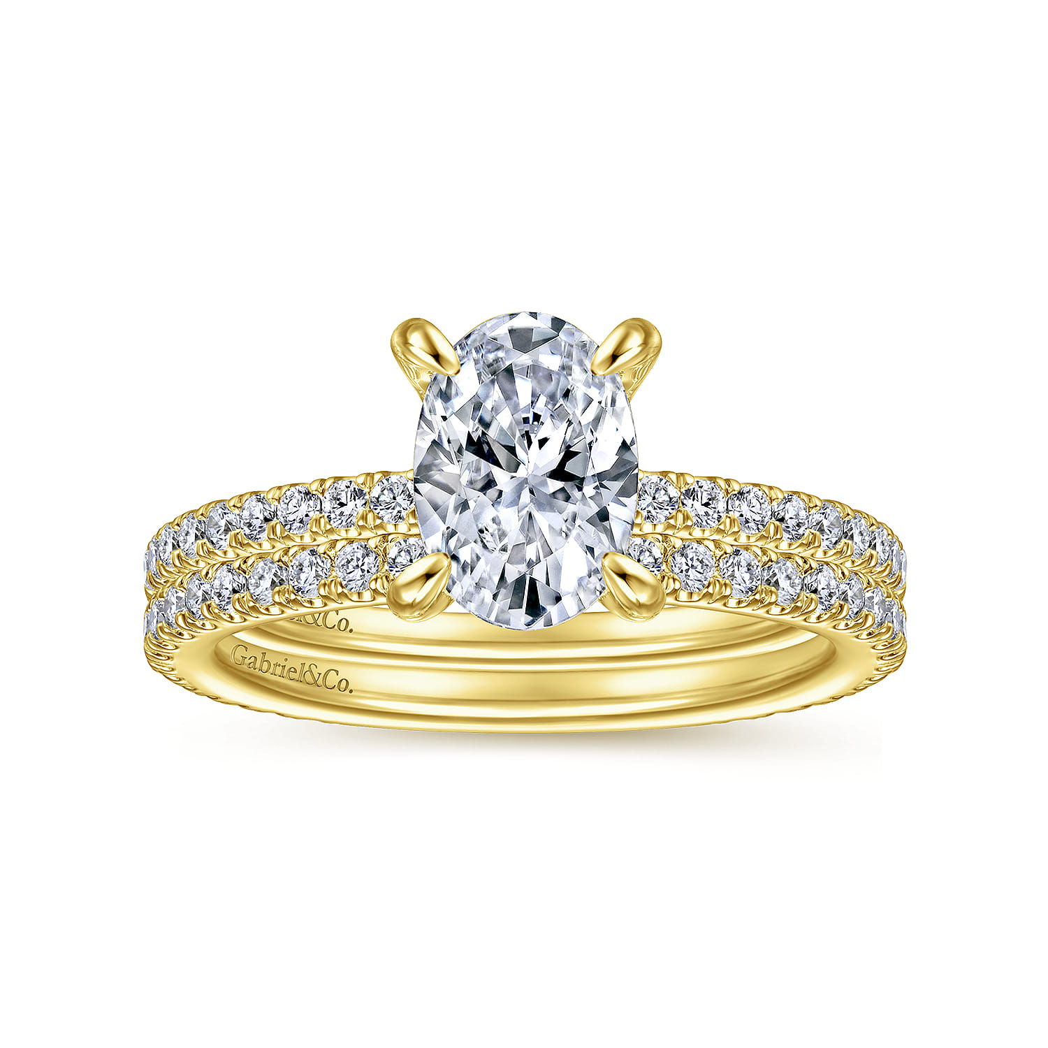 14K Yellow Gold Diamond Wedding Band - 0.33 ct - Shot 4