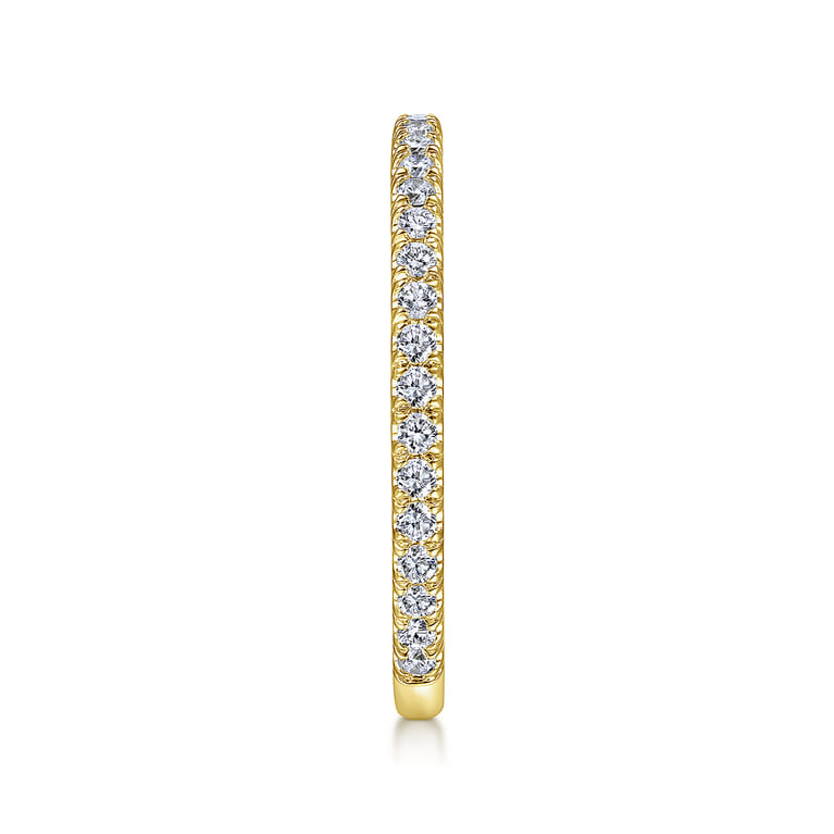 14K Yellow Gold Diamond Wedding Band - 0.33 ct - Shot 5