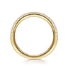 14K Yellow Gold Diamond Wedding Band - 0.23 ct