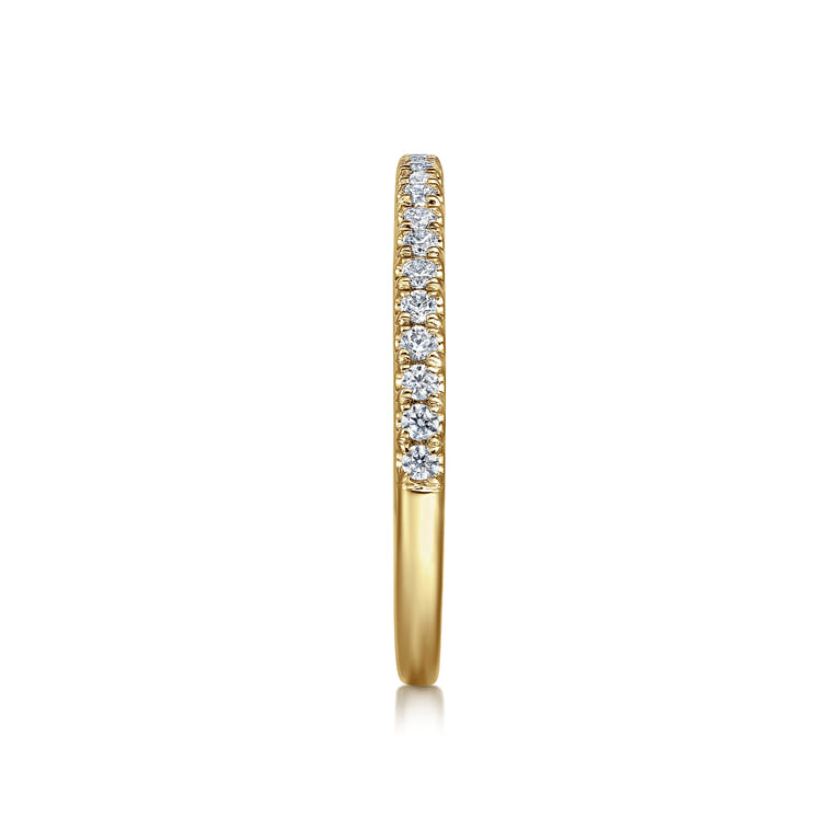 14K Yellow Gold Diamond Wedding Band - 0.23 ct - Shot 5