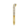 14K Yellow Gold Diamond Wedding Band - 0.3 ct