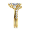 14K Yellow Gold Diamond Wedding Band - 0.3 ct