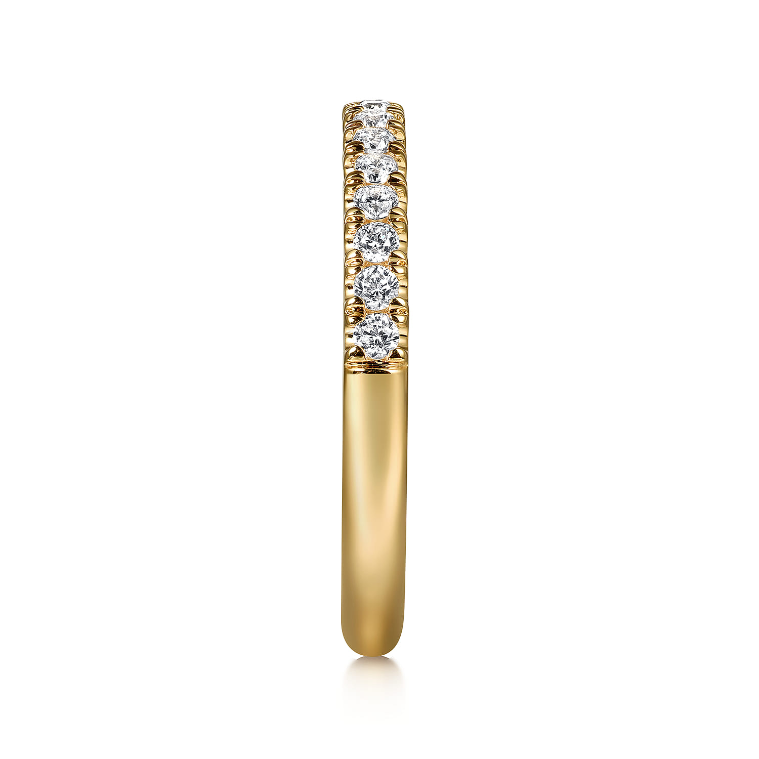 14K Yellow Gold Diamond Wedding Band - 0.27 ct - Shot 5