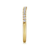 14K Yellow Gold Diamond Wedding Band - 0.2 ct