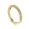 14K Yellow Gold Diamond Wedding Band - 0.5 ct