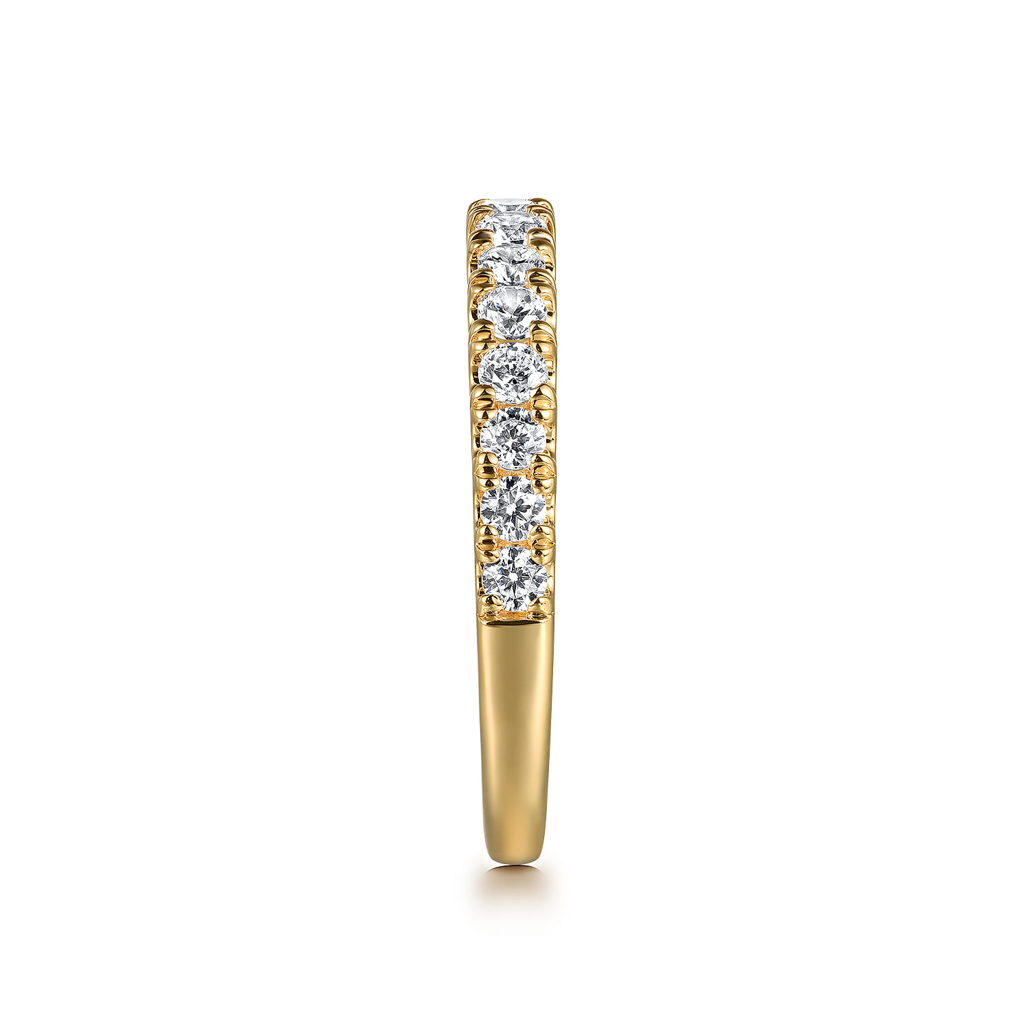 14K Yellow Gold Diamond Wedding Band - 0.5 ct - Shot 5