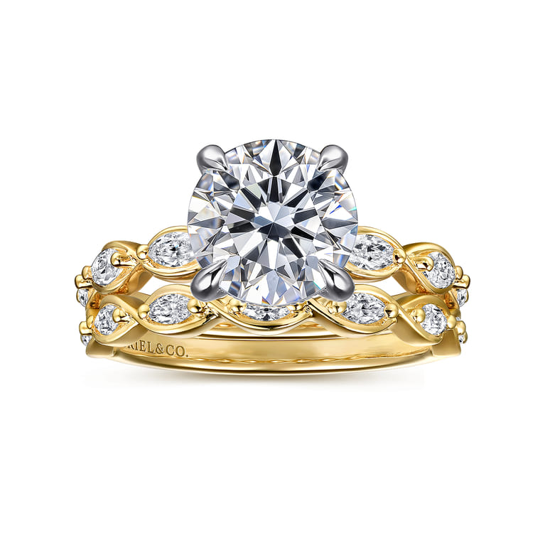 14K Yellow Gold Diamond Wedding Band - 0.23 ct - Shot 4