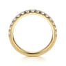 14K Yellow Gold Diamond Wedding Band - 0.5 ct