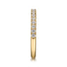 14K Yellow Gold Diamond Wedding Band - 0.29 ct