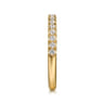 14K Yellow Gold Diamond Wedding Band - 0.29 ct