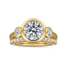 14K Yellow Gold Diamond Wedding Band - 0.29 ct