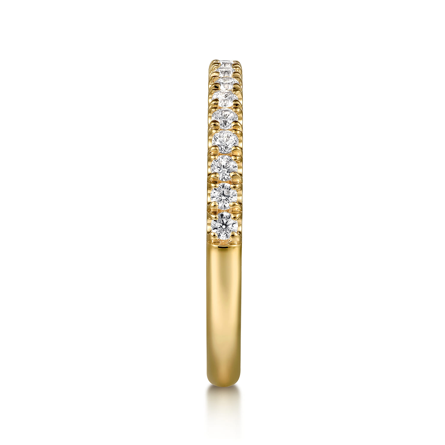 14K Yellow Gold Diamond Wedding Band - 0.29 ct - Shot 5